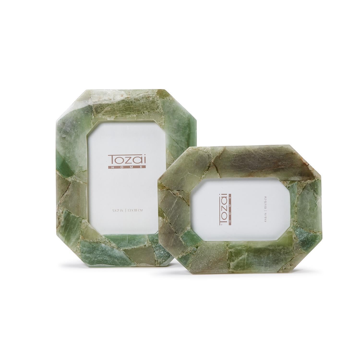  Green Quartz Octagon Photo Frame Set Of 2、mySite、elrpsem3k