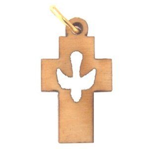Holy Spirit Olive wood Dove Cross Laser(8cm or 3.15 long )、mySite、topwebapps