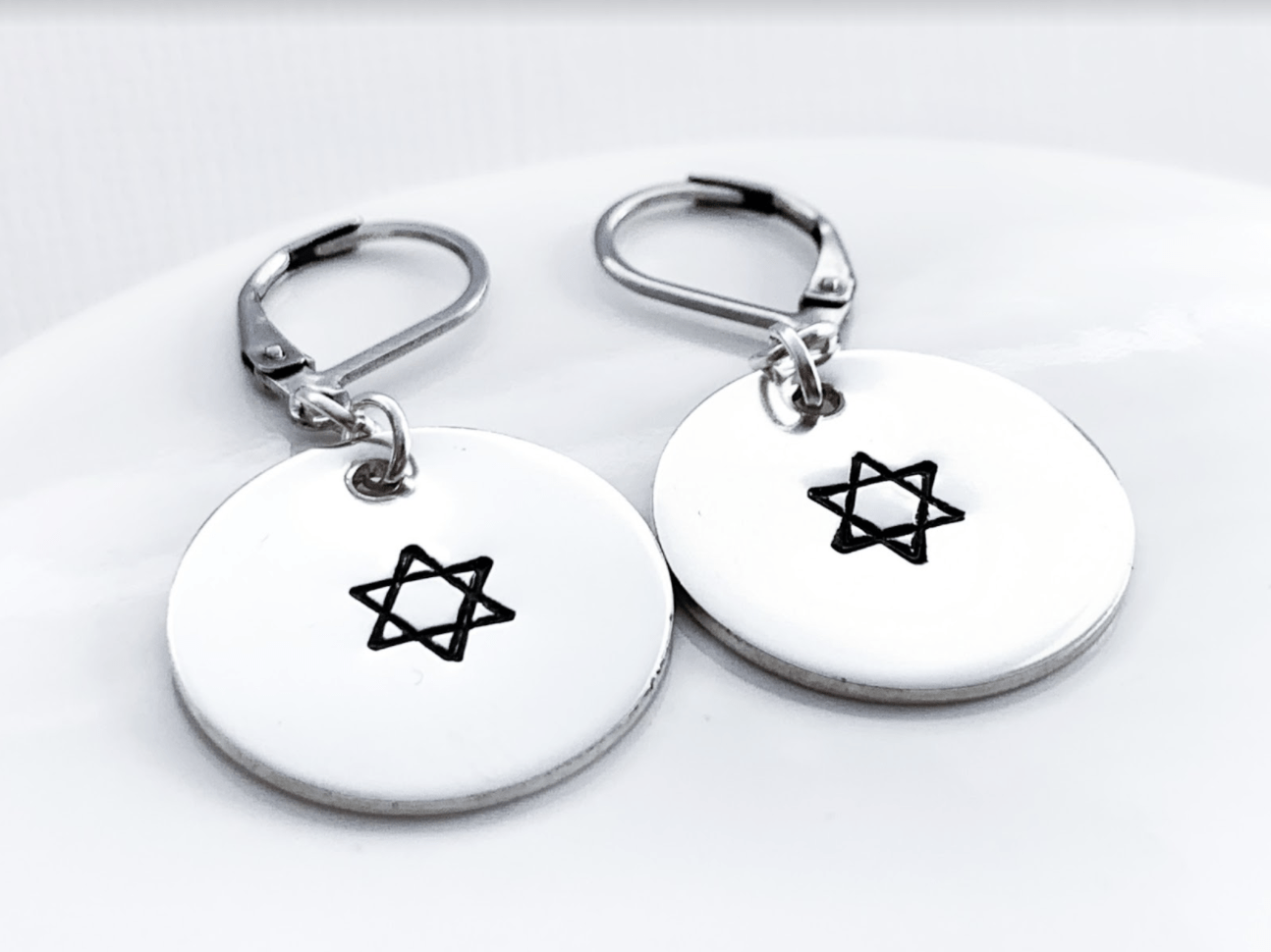 Star of David Earrings - Sterling Silver、mySite、topwebapps