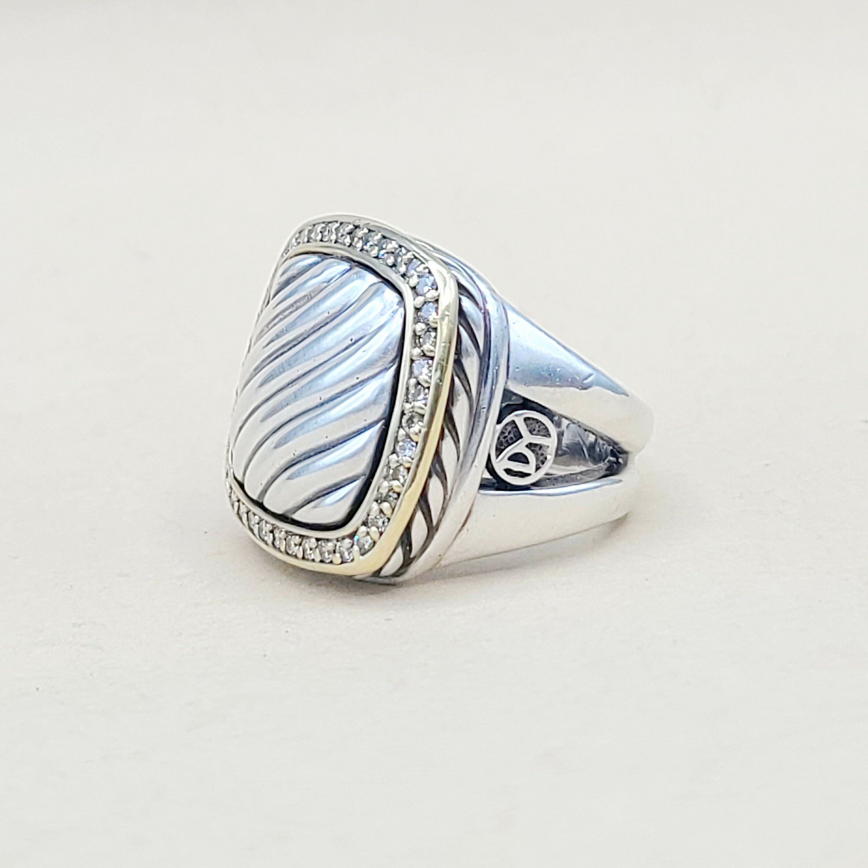 David Yurman Thoroughbred Albion Sculpted Diamond Ring、mySite、hinf8tx79
