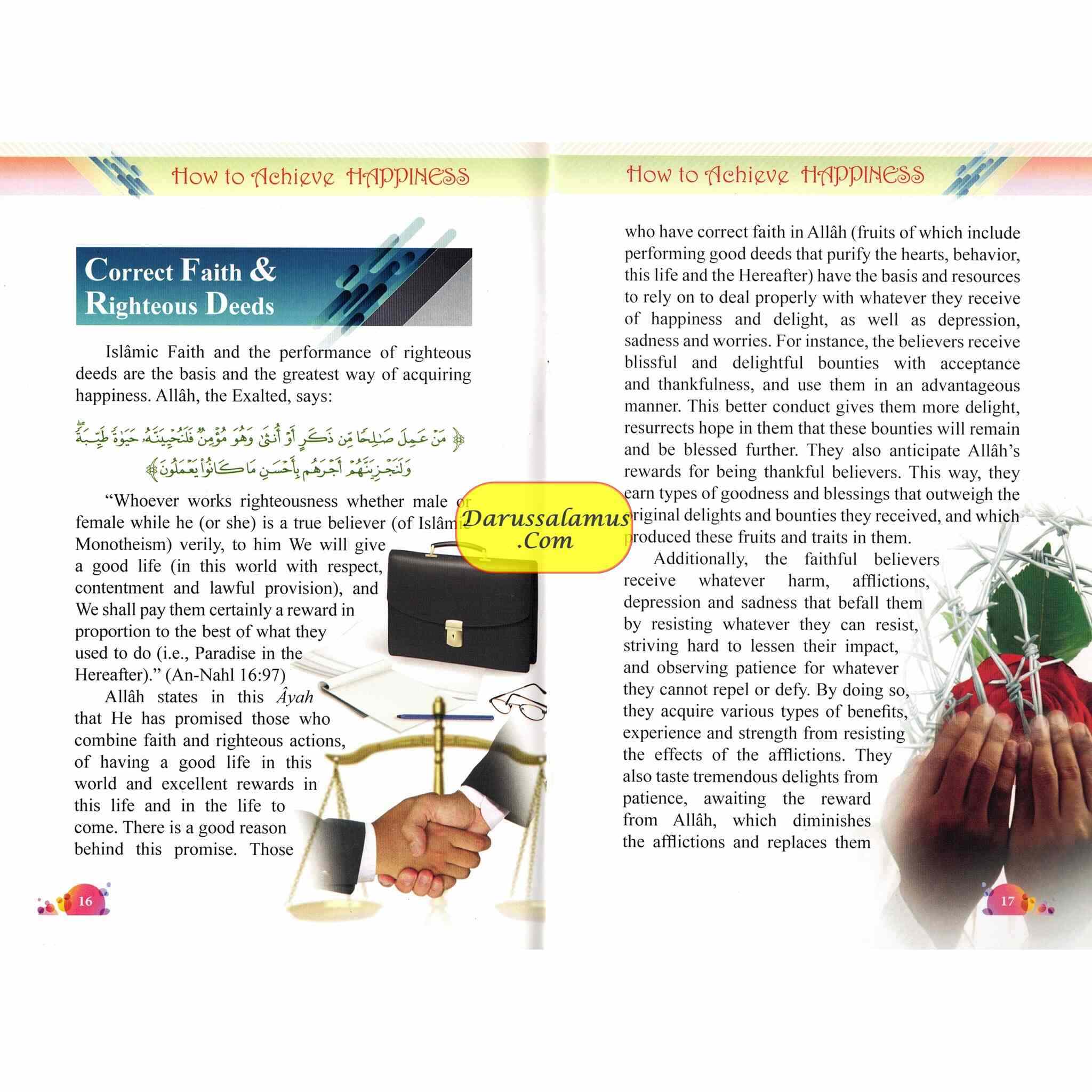 How to Achieve Happiness (Color Print) By Shaikh Ibnus-Saadi、mySite、topwebapps