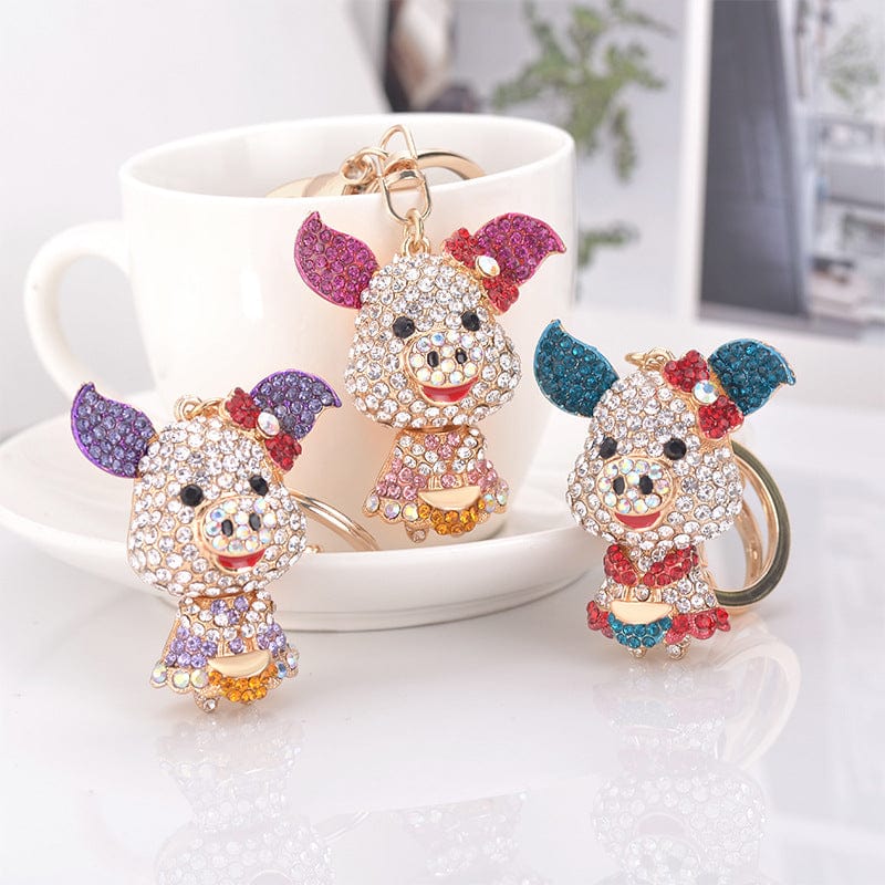 Little Miss Piggy Keychains with BLING*、mySite、g9winljtr