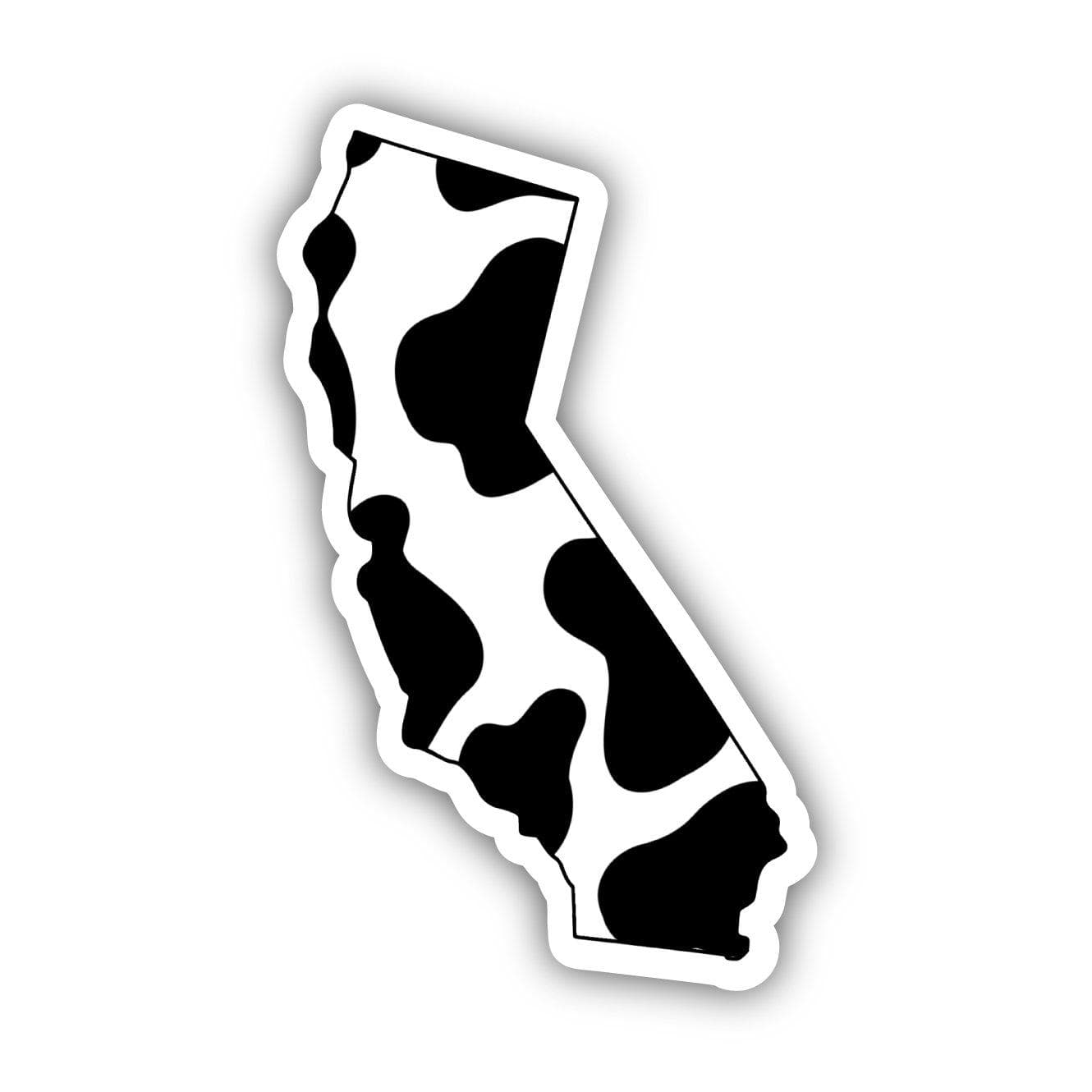  California Cow Pattern Sticker、mySite、elrpsem3k