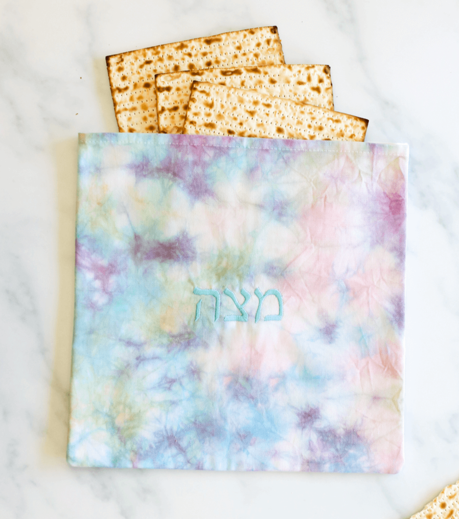 Pastel Rainbow Tie Dye Matzah Cover、mySite、topwebapps