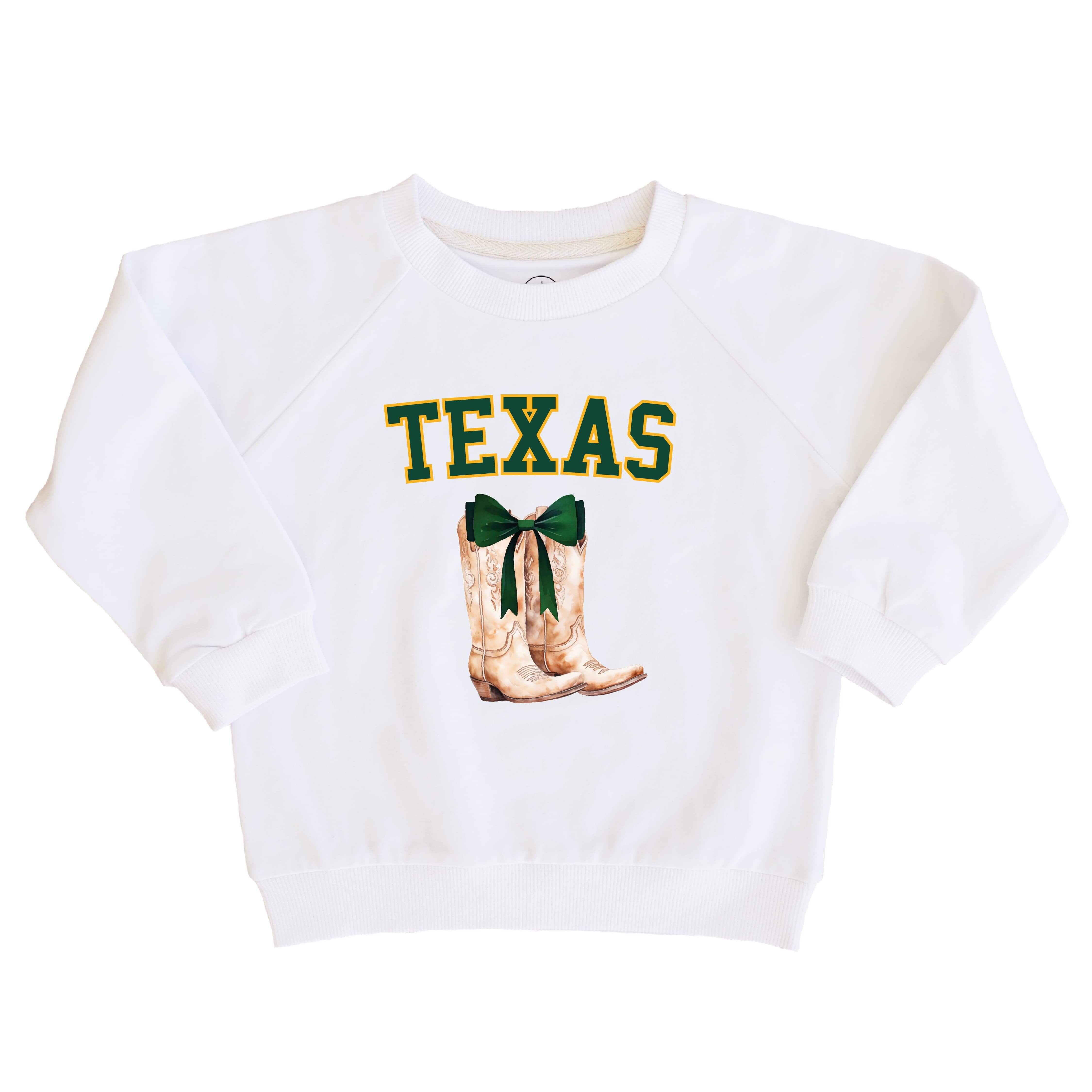  Baylor University | Footballs & Bows Kids Graphic Sweatshirts、mySite、layawaytickets