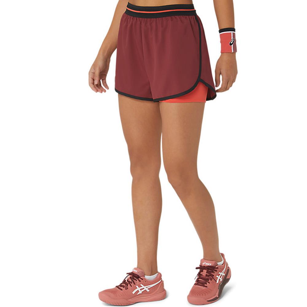Asics Women's Match Short - Antique Red、mySite、neckold