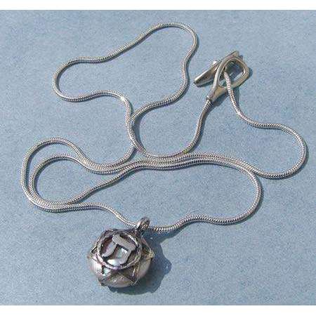 Michael Bromberg Chai/Shin Pearl Necklace with Star of David、mySite、topwebapps