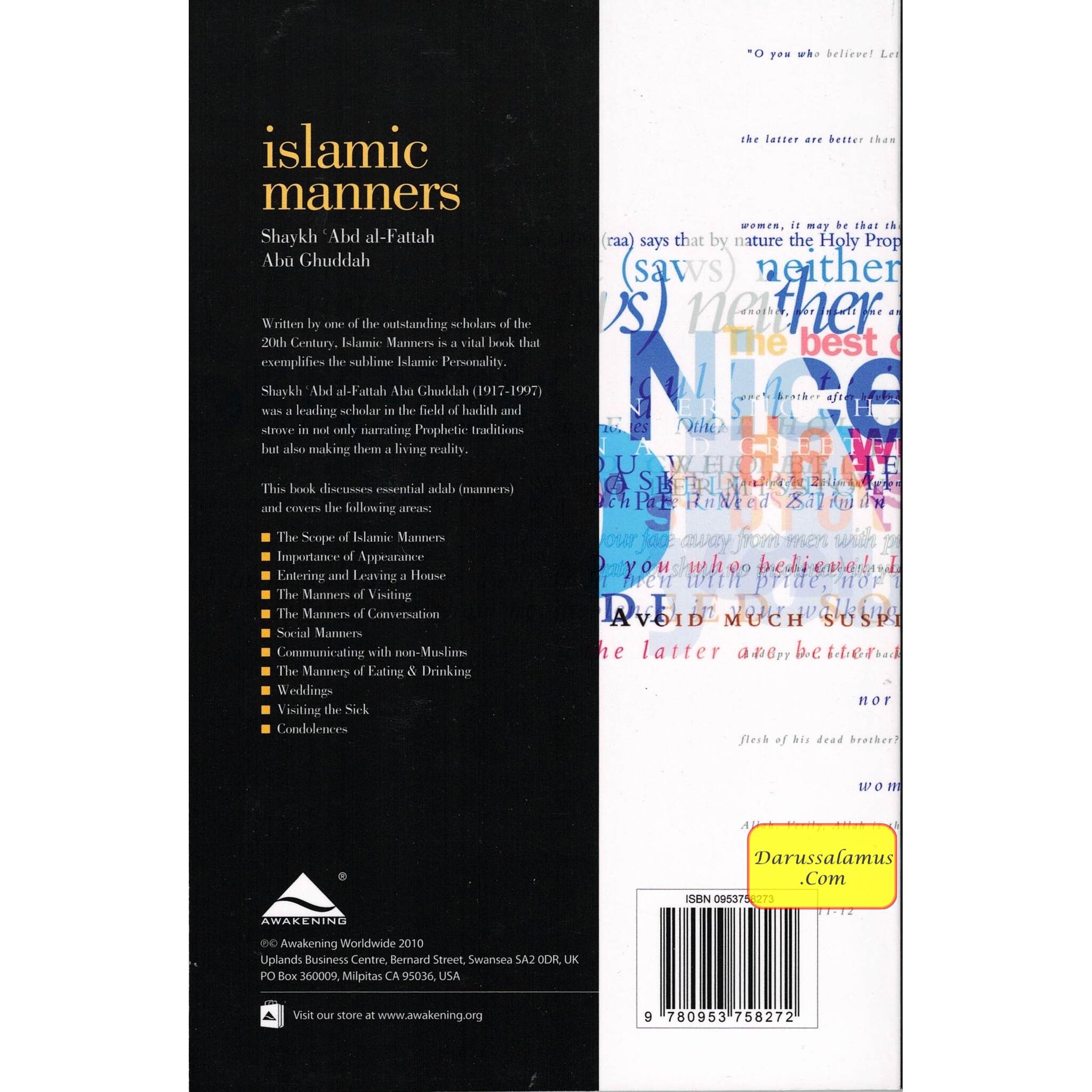 Islamic Manners By Shaykh Abdul Fattah Abu Ghudda、mySite、topwebapps