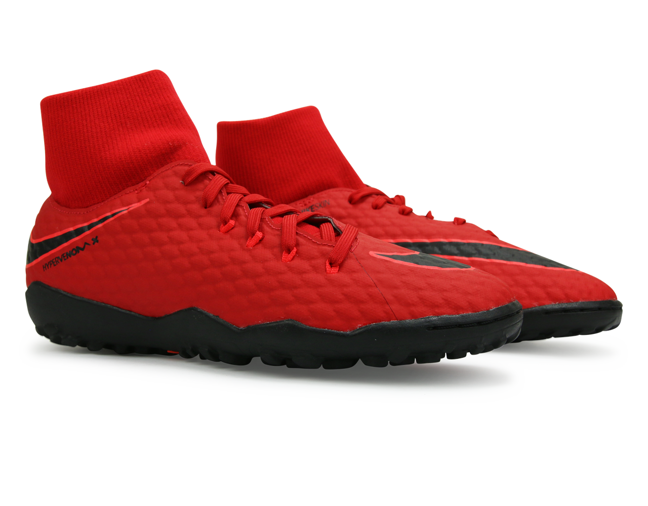 Nike Men's Hypervenom X Phelon 3 DF Turf Shoes University Red/Black、mySite、bottomscart