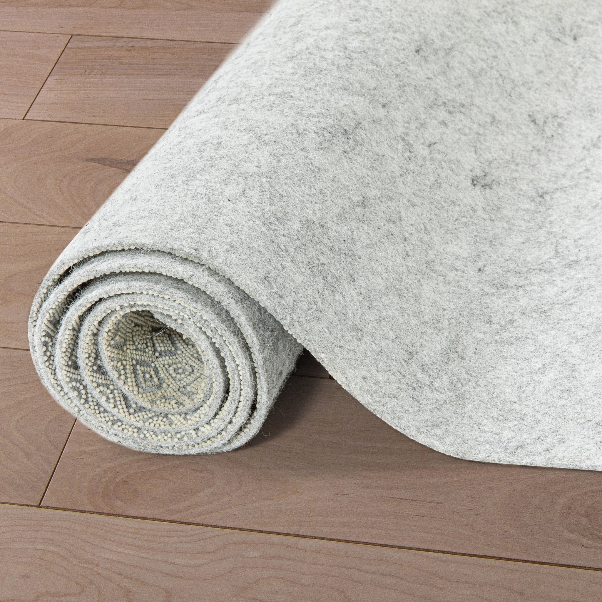 Non-Slip Felt Rug Pad – Easy to Trim, Safe for All Floors, Grey Cream Slim 1/8” Thickness、mySite、gigharbornorthrealestate