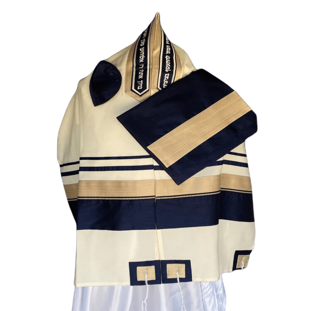  Blue and Light Brown Tallit、mySite、elrpsem3k