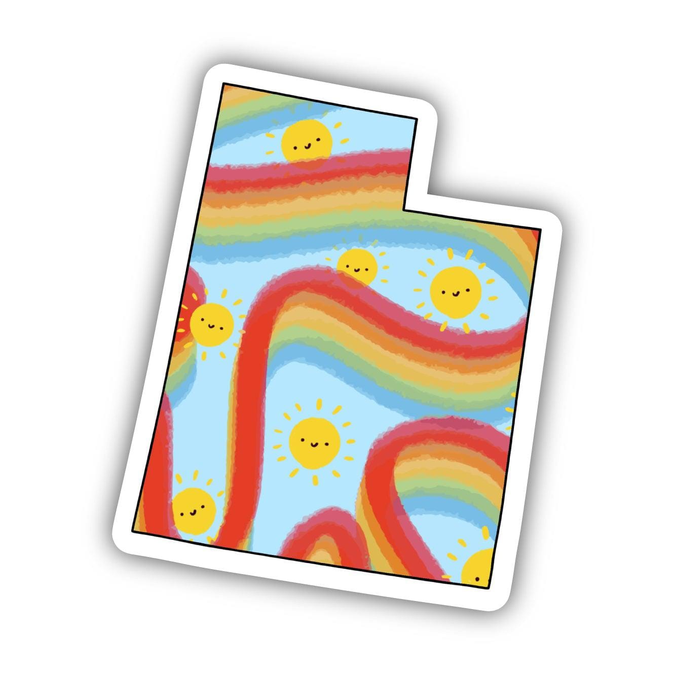  Utah Rainbow Fun Sticker、mySite、elrpsem3k