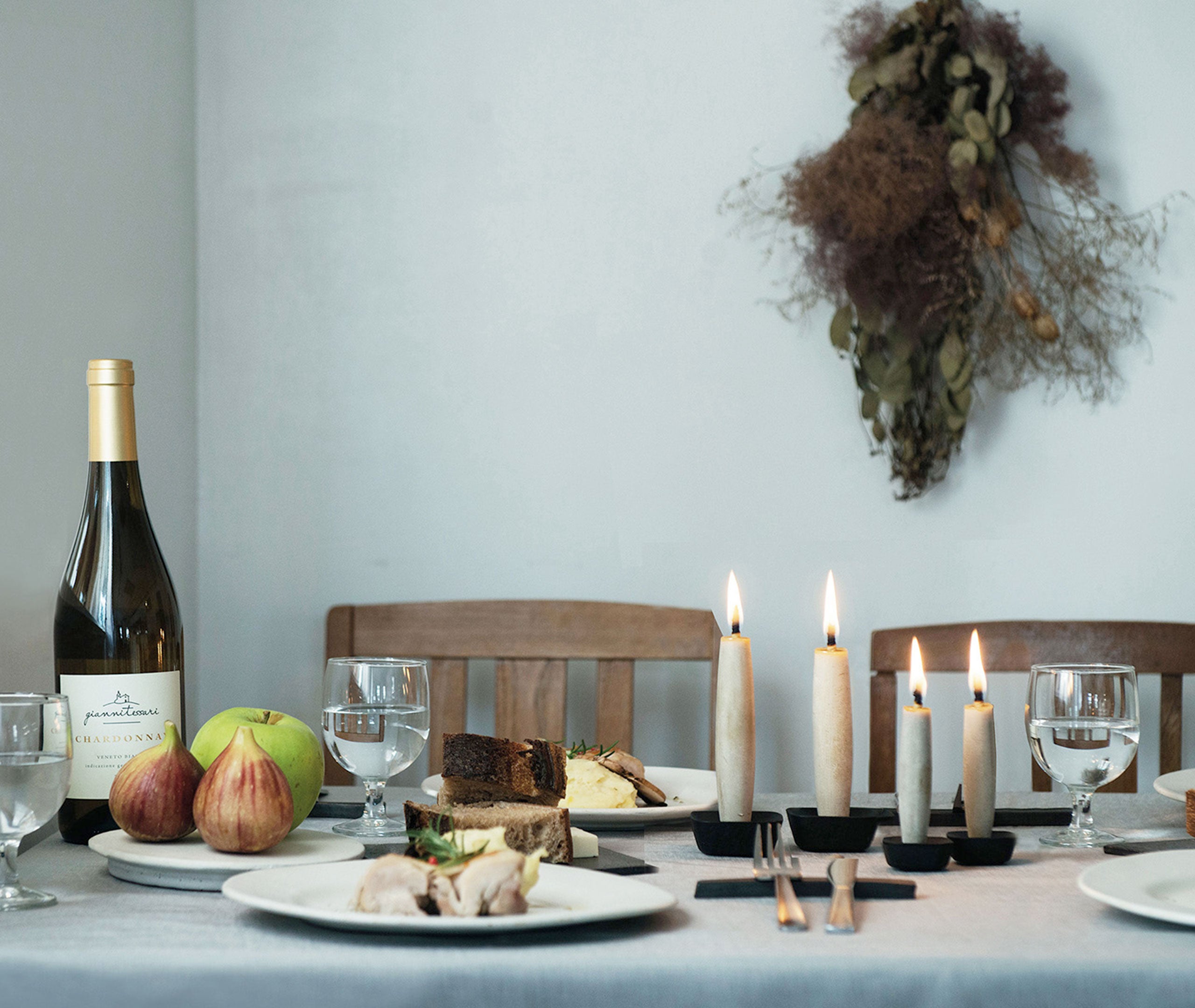 TOHAKU Medium Candle - 2 Piece Set、mySite、topwebapps