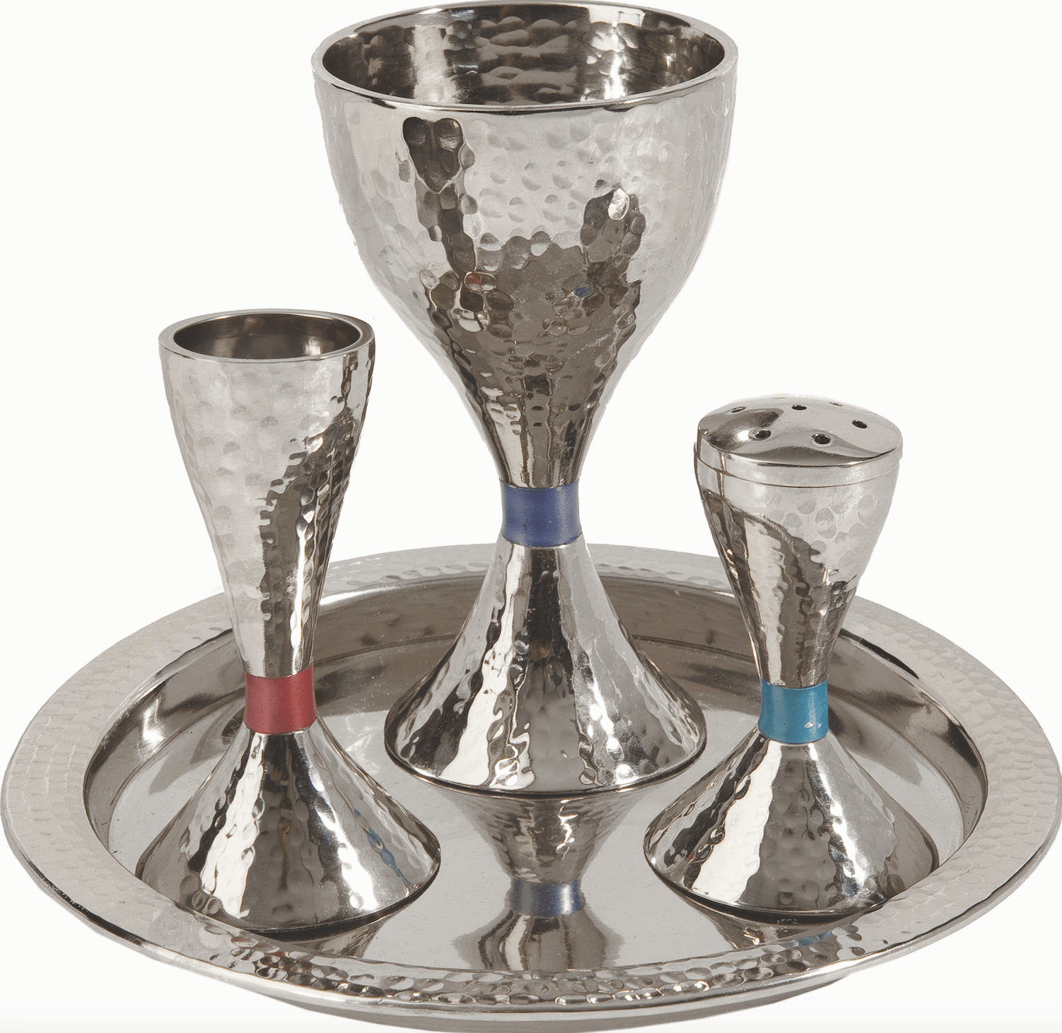 Hammered Nickel Havdalah Set by Yair Emanuel、mySite、topwebapps