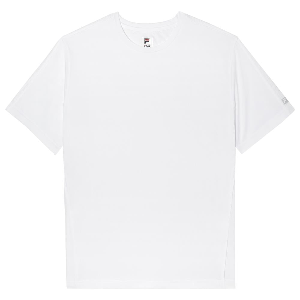 Fila Men's Essentials Piped Crew - White