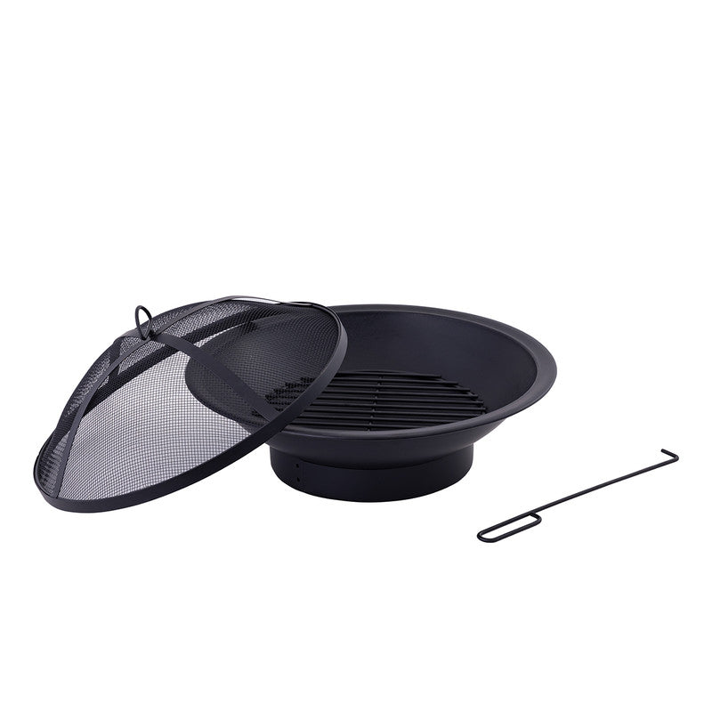 Iron Mini Firepit | Round Design | Black、mySite、camillekostekn