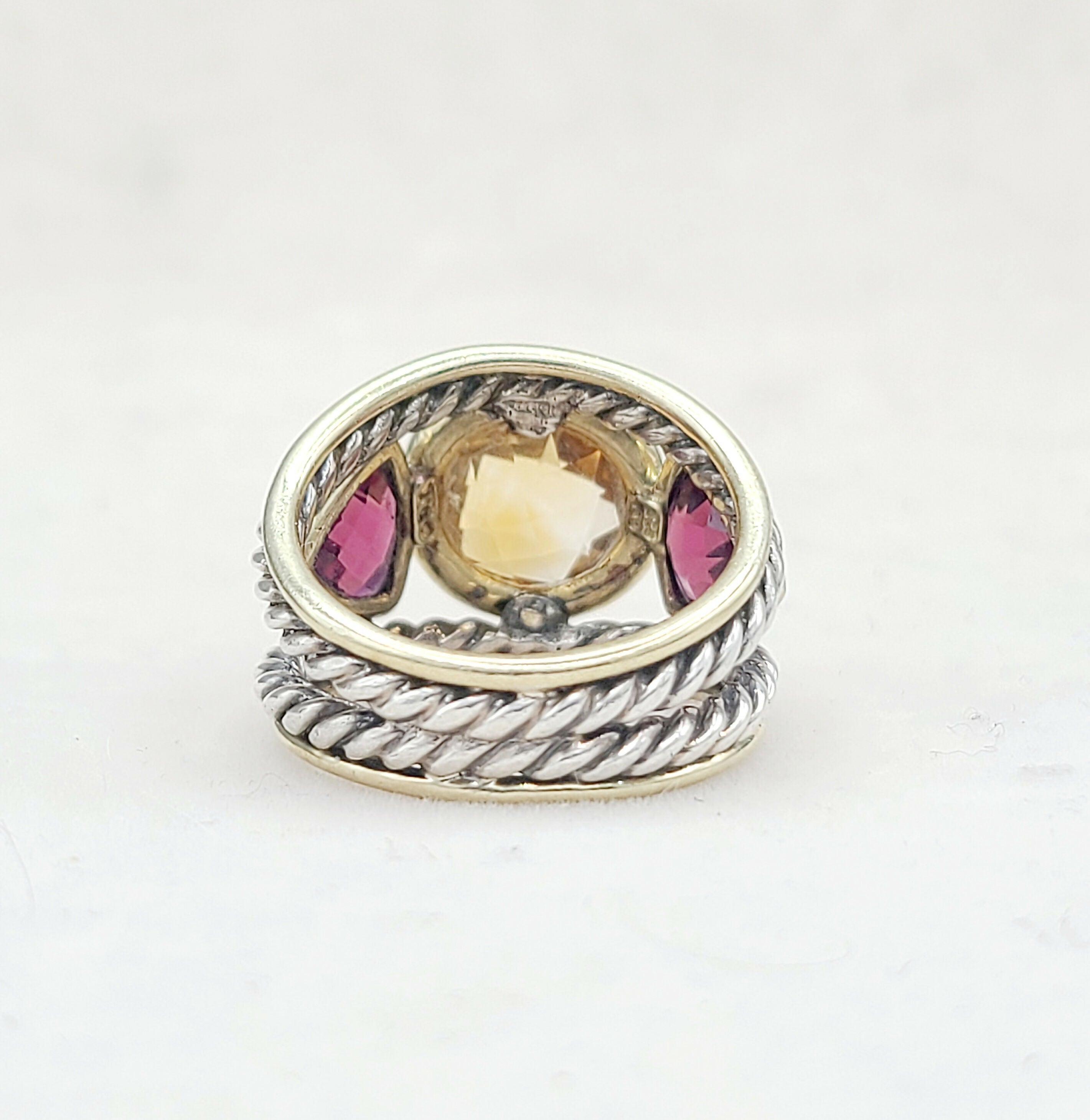 David Yurman Renaissance Ring 鈥?Citrine, Garnet & Gold、mySite、hinf8tx79