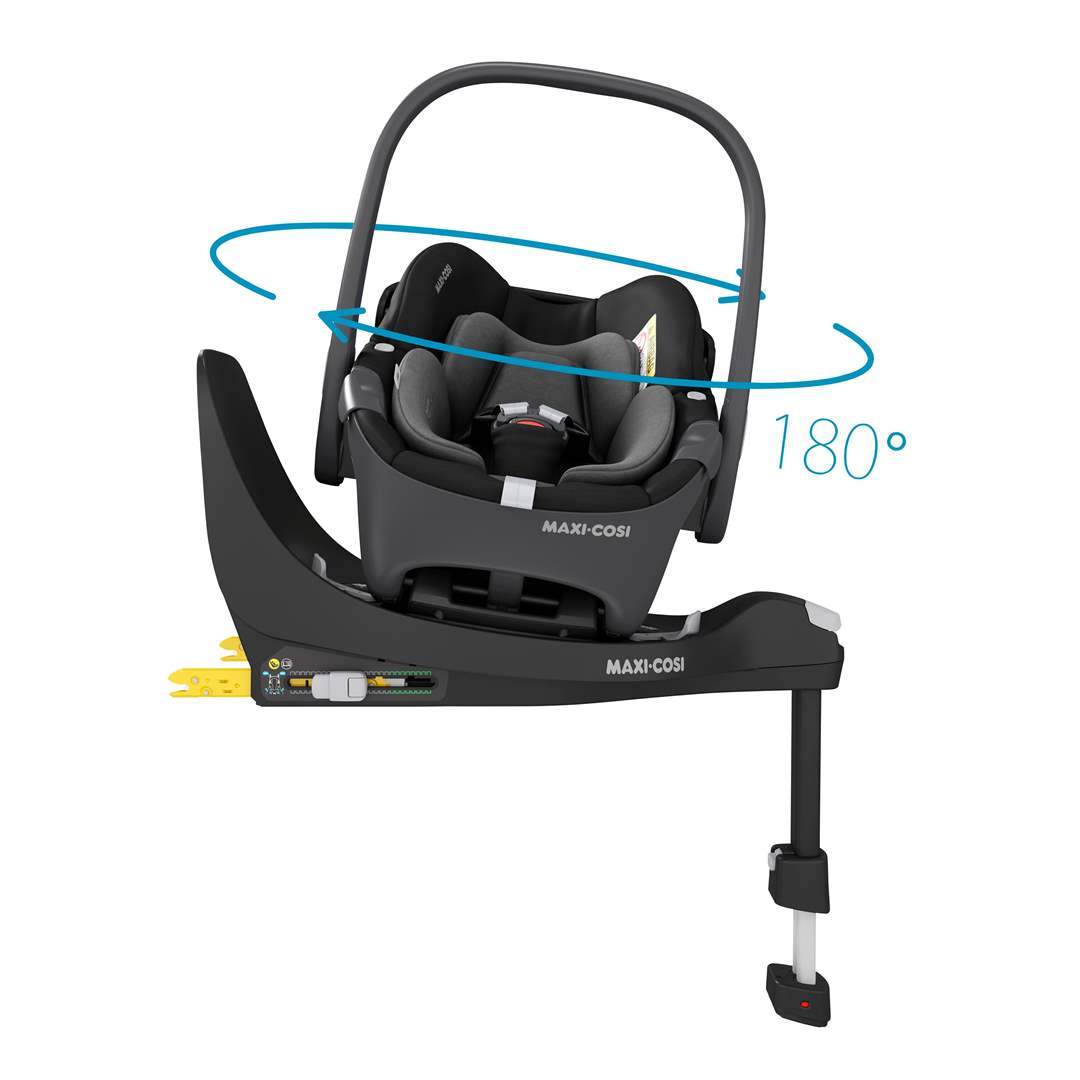  Maxi-Cosi Pebble 360 Car Seat + FamilyFix 360 Base - Essential Black、mySite、merchandisen