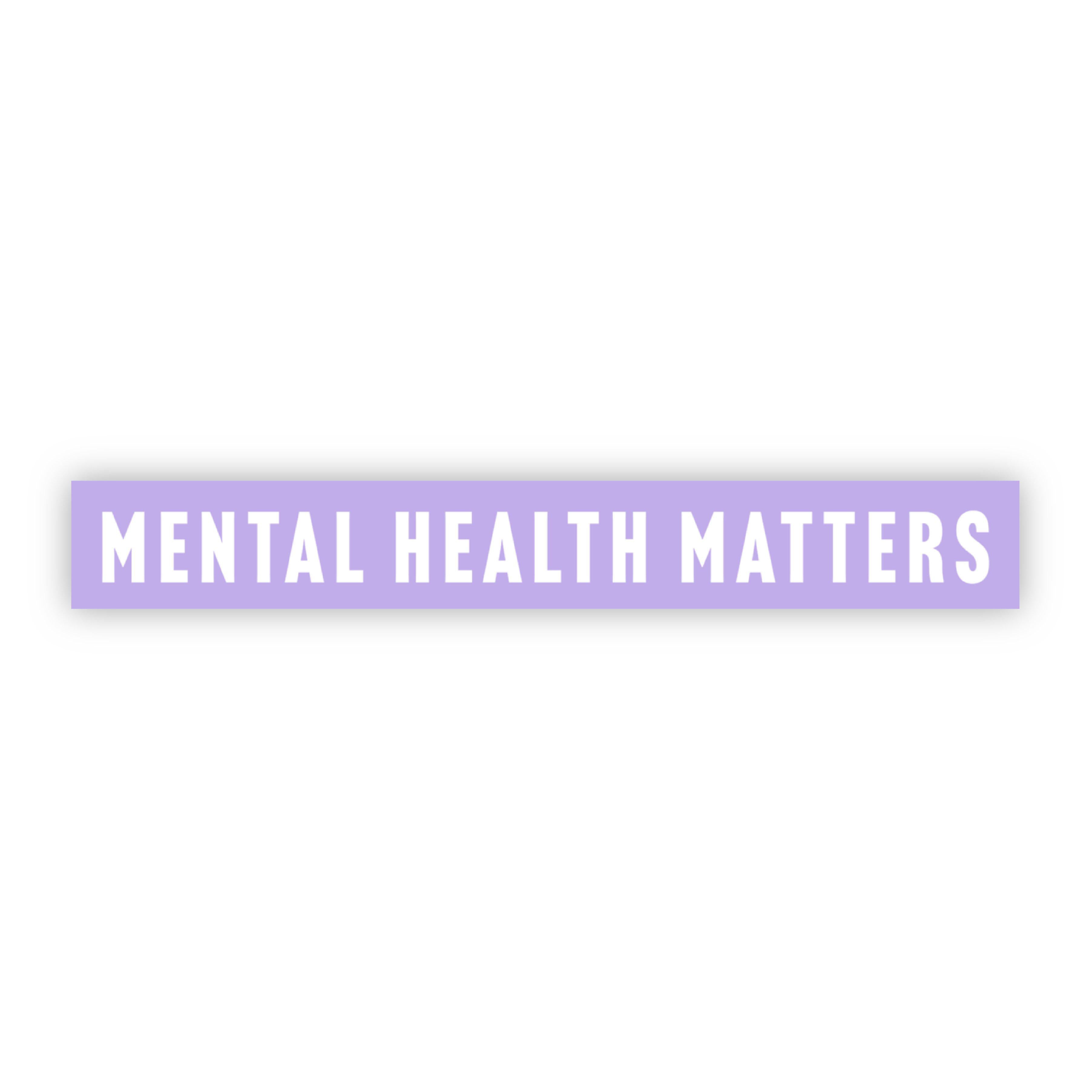  Mental Health Matters Purple Sticker、mySite、elrpsem3k