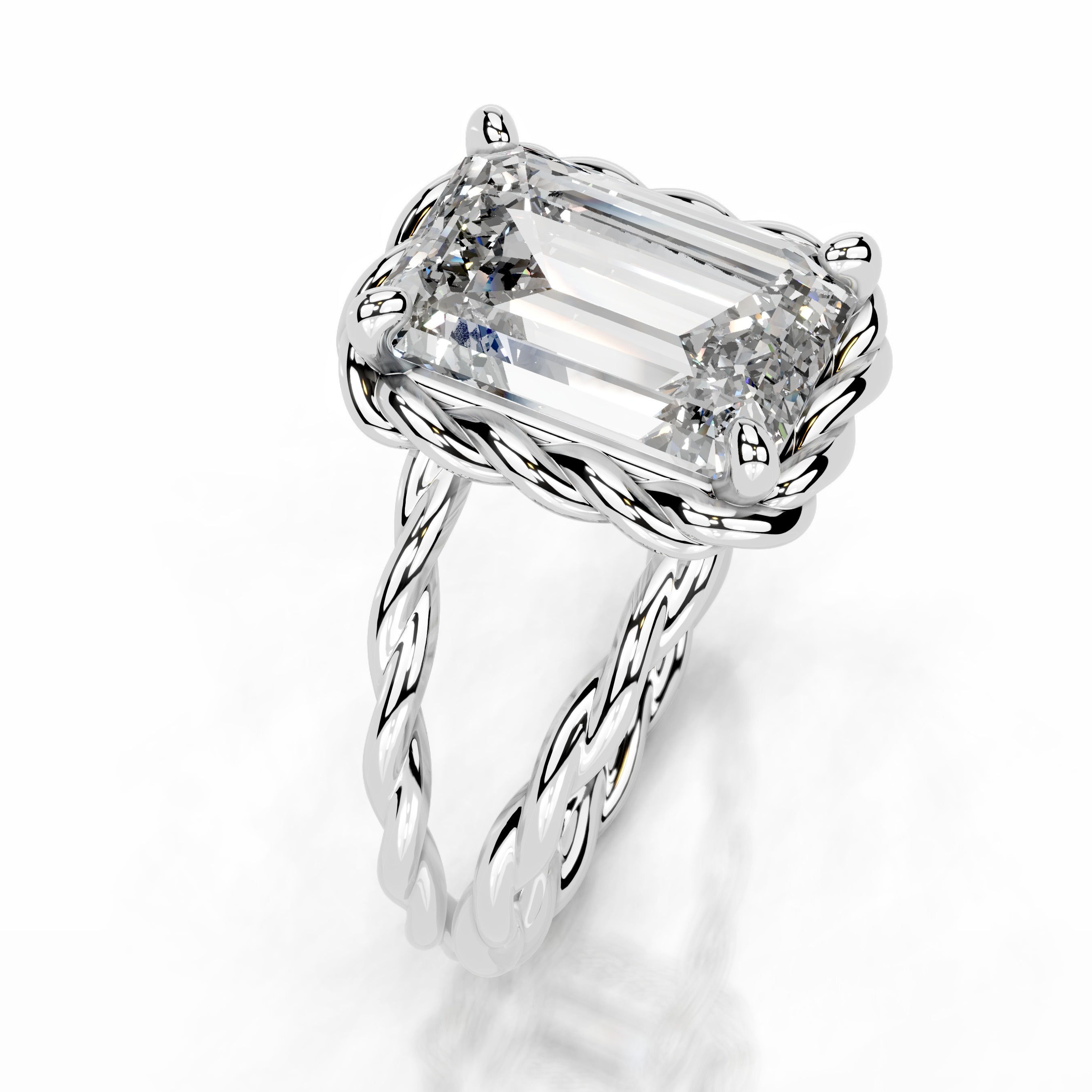 Yul Lab Grown Diamond Ring - 14K White Gold (RTS)、mySite、hinf8tx79