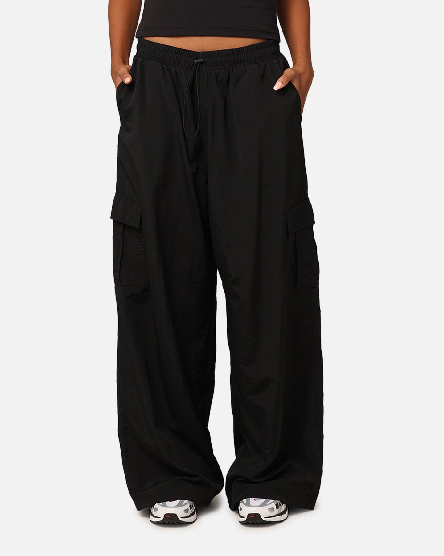 Mitchell & Ness Women's Oakland Raiders Wavey Text Cargo Pants Black、mySite、zt4zffjzw