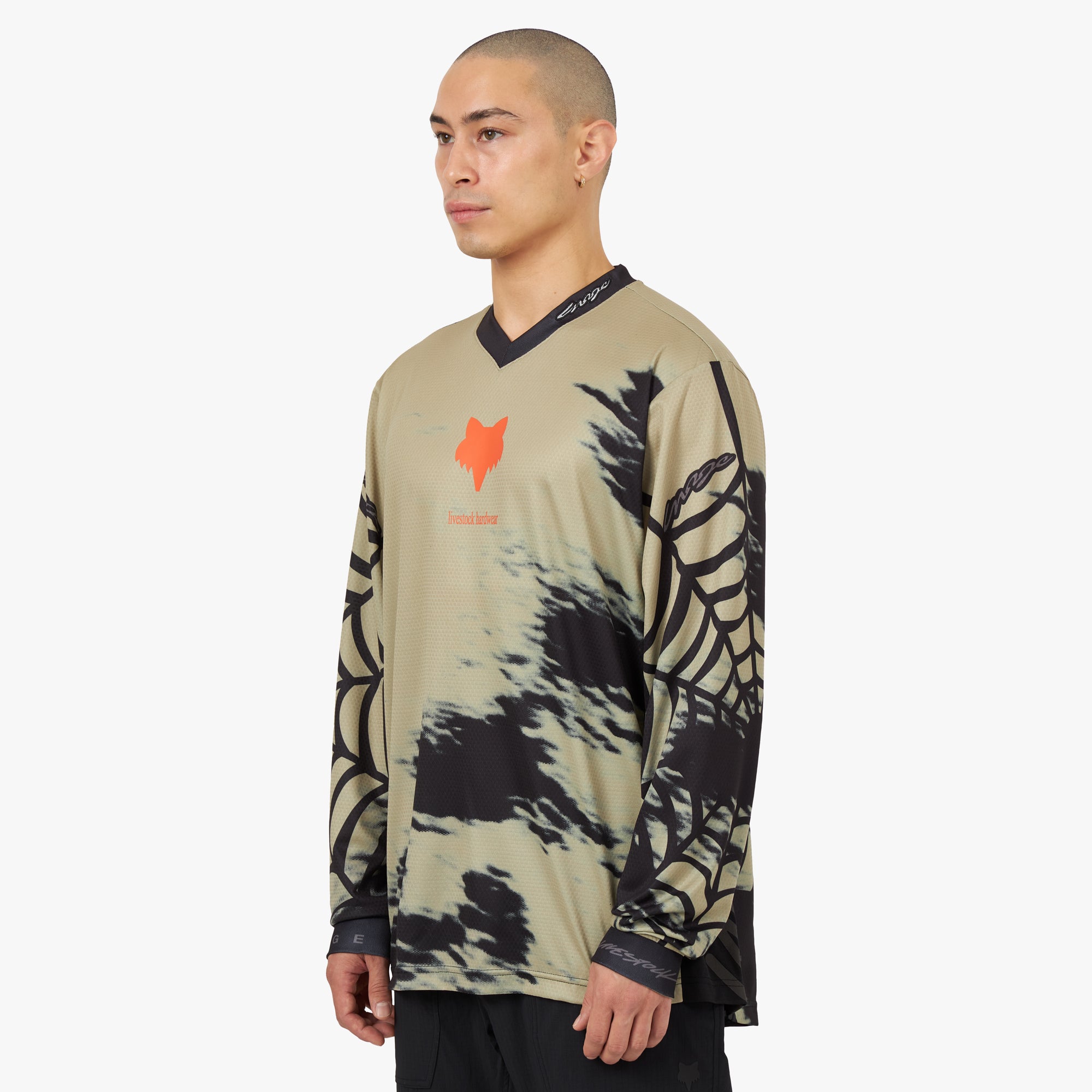  Livestock x Fox Racing Jersey / Black、mySite、merchandisen