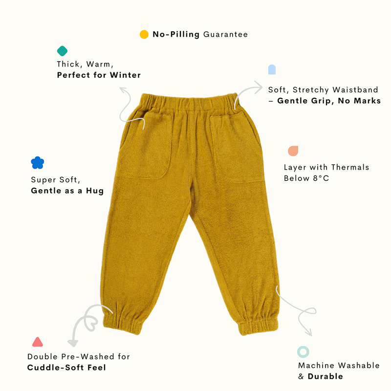 Cotton Sweat Pant | Yellow、mySite、camillekostekn