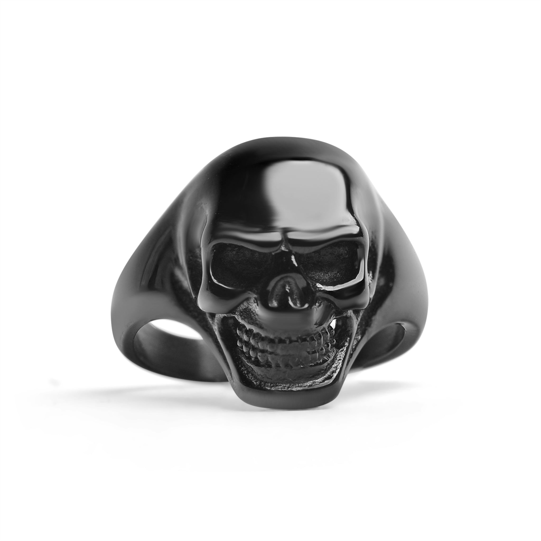 Stainless Steel Black Skull Ring / SCR4053、mySite、dreamappss