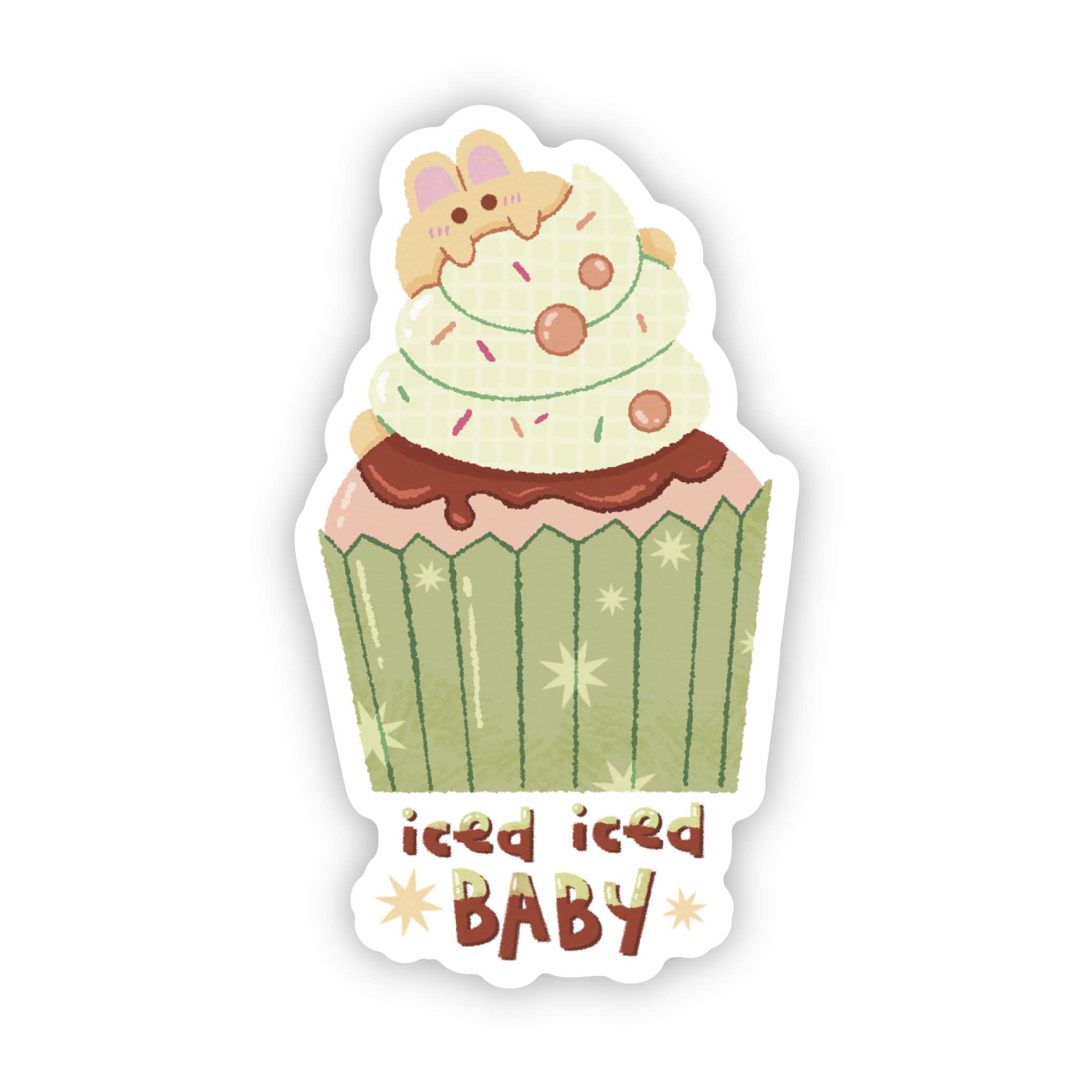  iced iced babby cupcake sticker、mySite、ghnorth