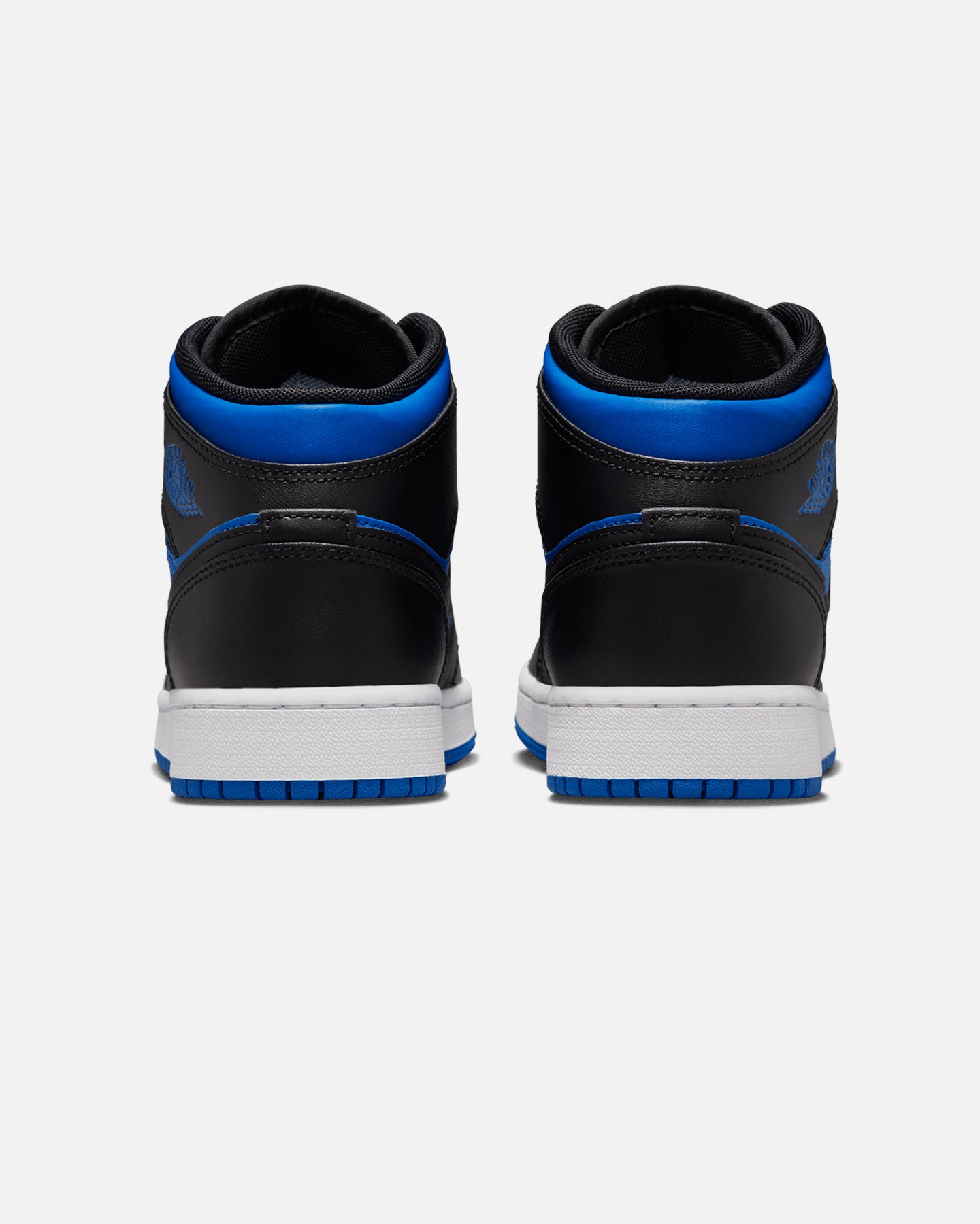 Jordan Kids' Air Jordan 1 Mid (GS) Black/Royal、mySite、zt4zffjzw