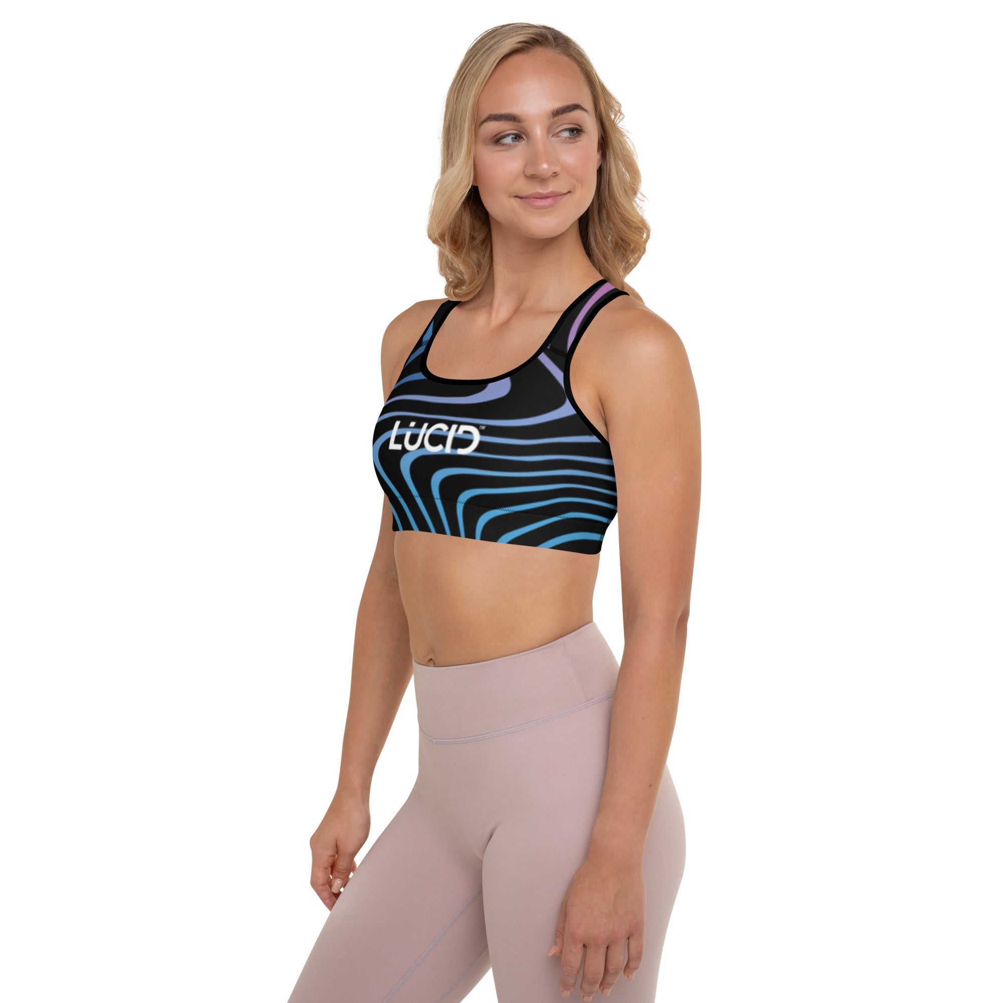 Women's Color Swirl Sports Bra、mySite、gigharbornorthrealestate