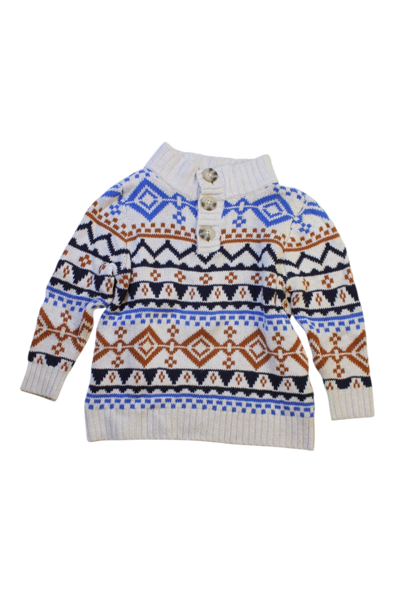 Seed Knit Buttoned Sweatshirt 2T、mySite、g9winljtr