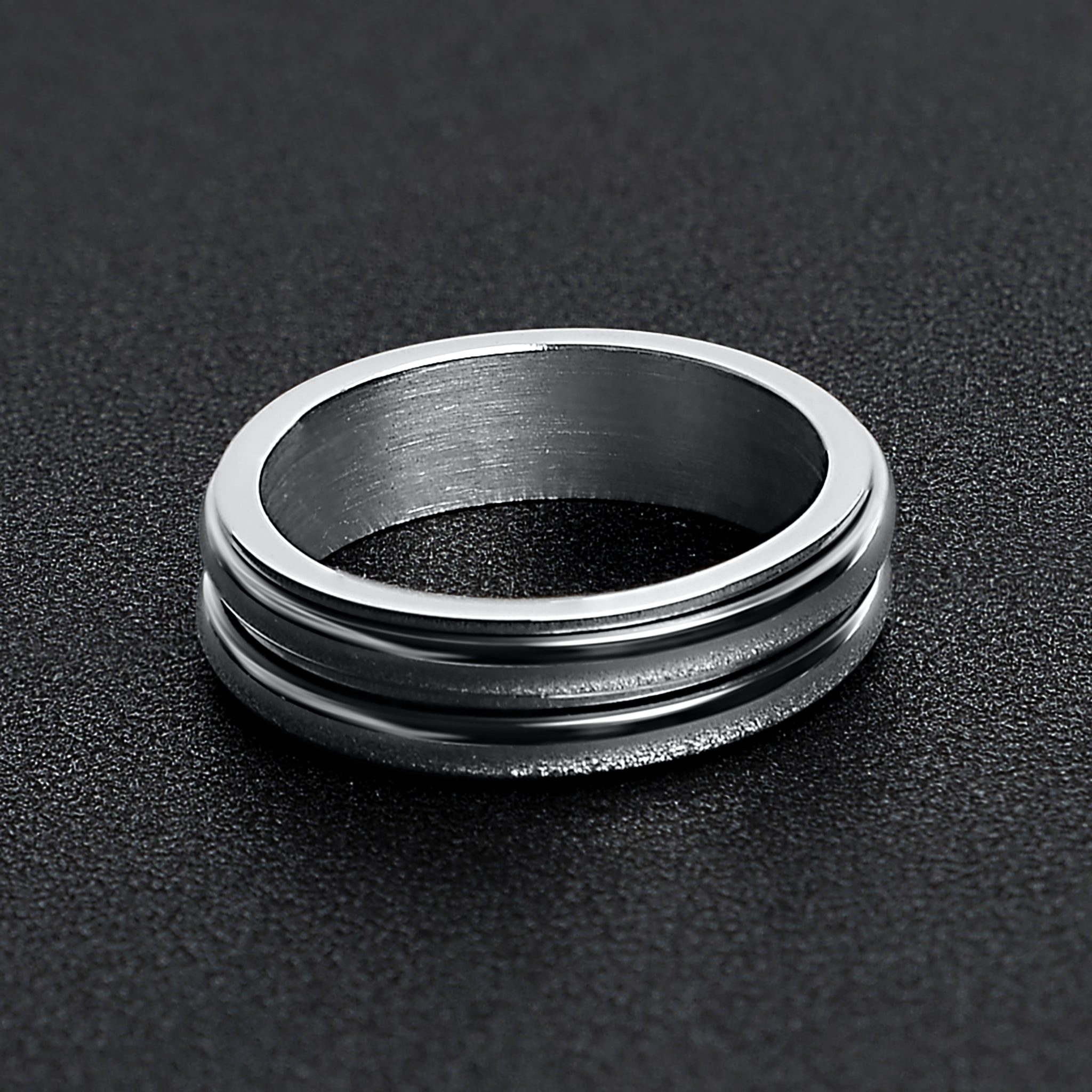 Highly Polished Stainless Steel Grooved Spinner Center Ring / SRJ2416、mySite、dreamappss