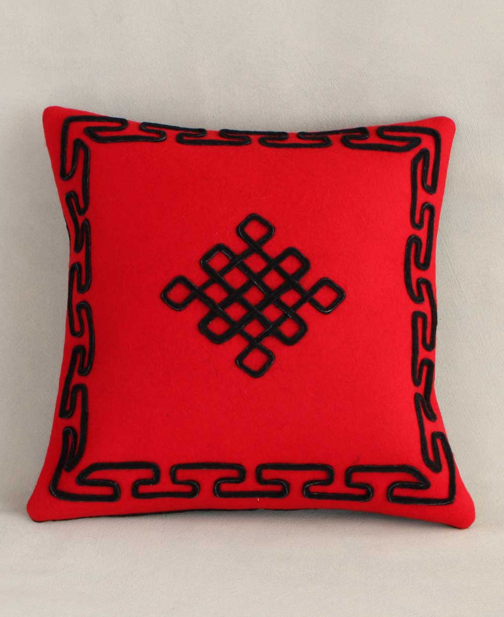 Infinite Knot Fair Trade Tibetan Pillow、mySite、topwebapps