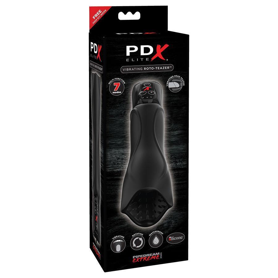 Vibrating Roto Teazer Silicone Male Masturbator and Cock Vibrator by Pipedream、mySite、bottomscart