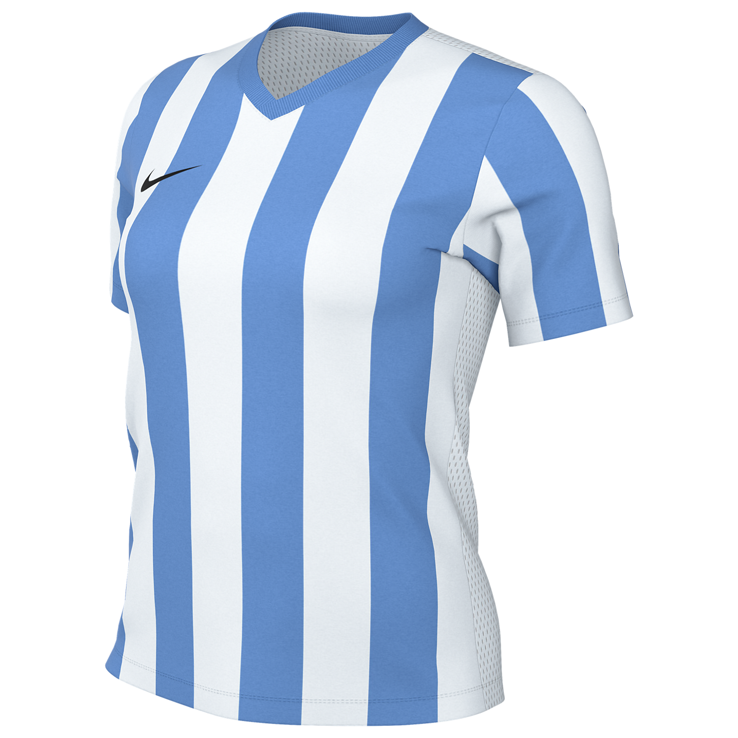 Nike Women's Dri-FIT Striped Division V Jersey - White/Valor Blue、mySite、noshort