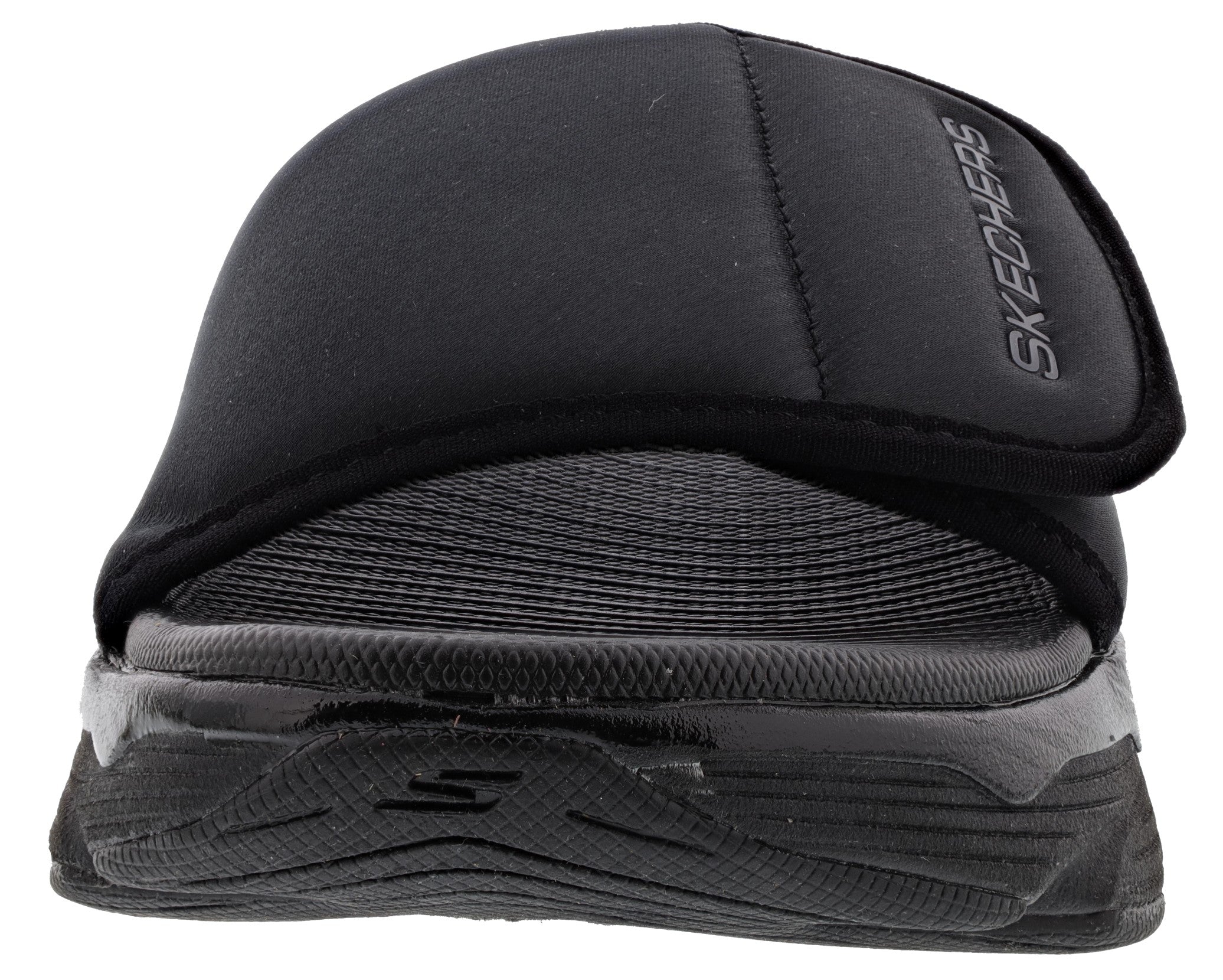 Skechers Women's Max Cushioning Adjustable Strap Slip On Exclusive Sandal、mySite、dreamappss