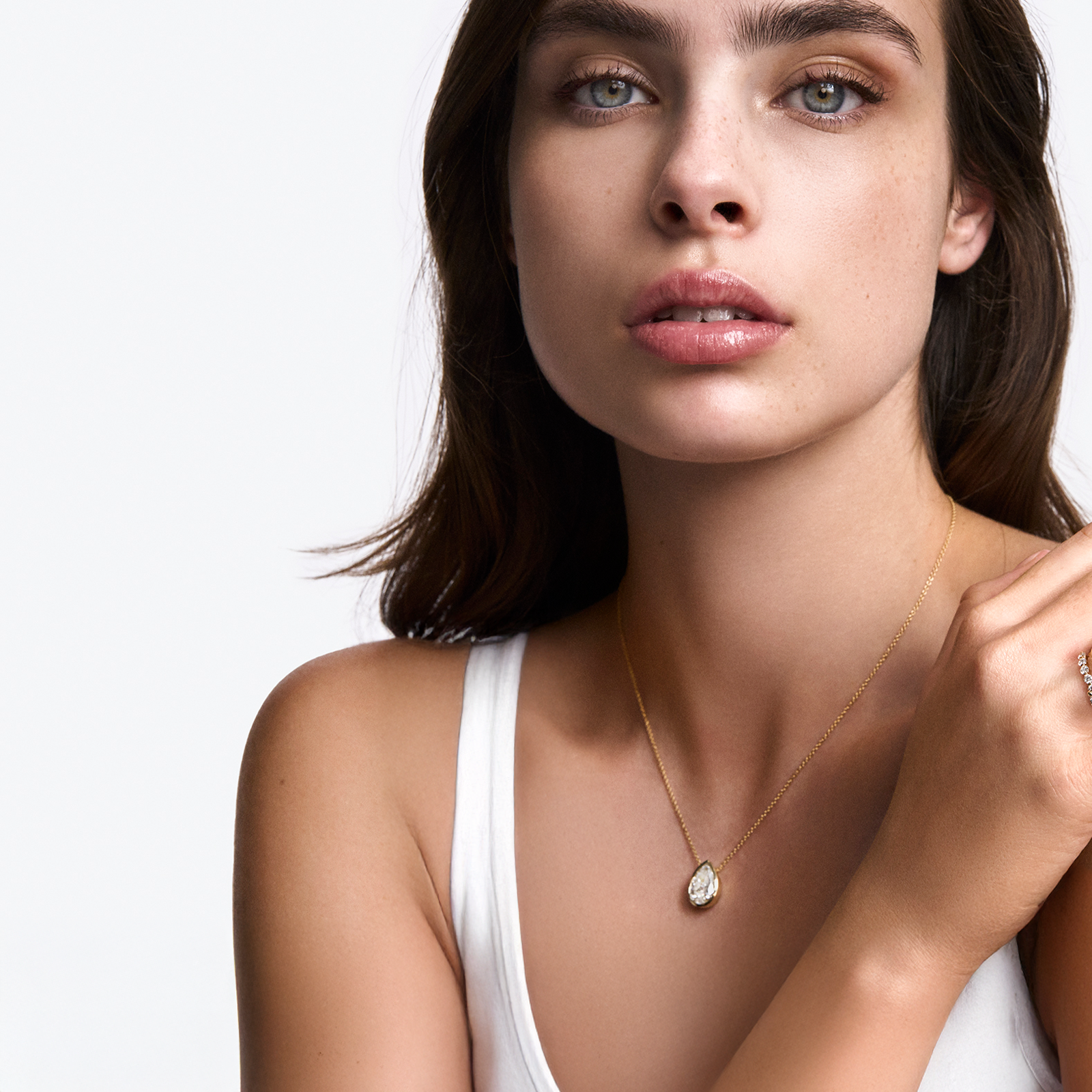 Gianna Diamond Pendant (2 Carat) -18K Yellow Gold、mySite、hinf8tx79