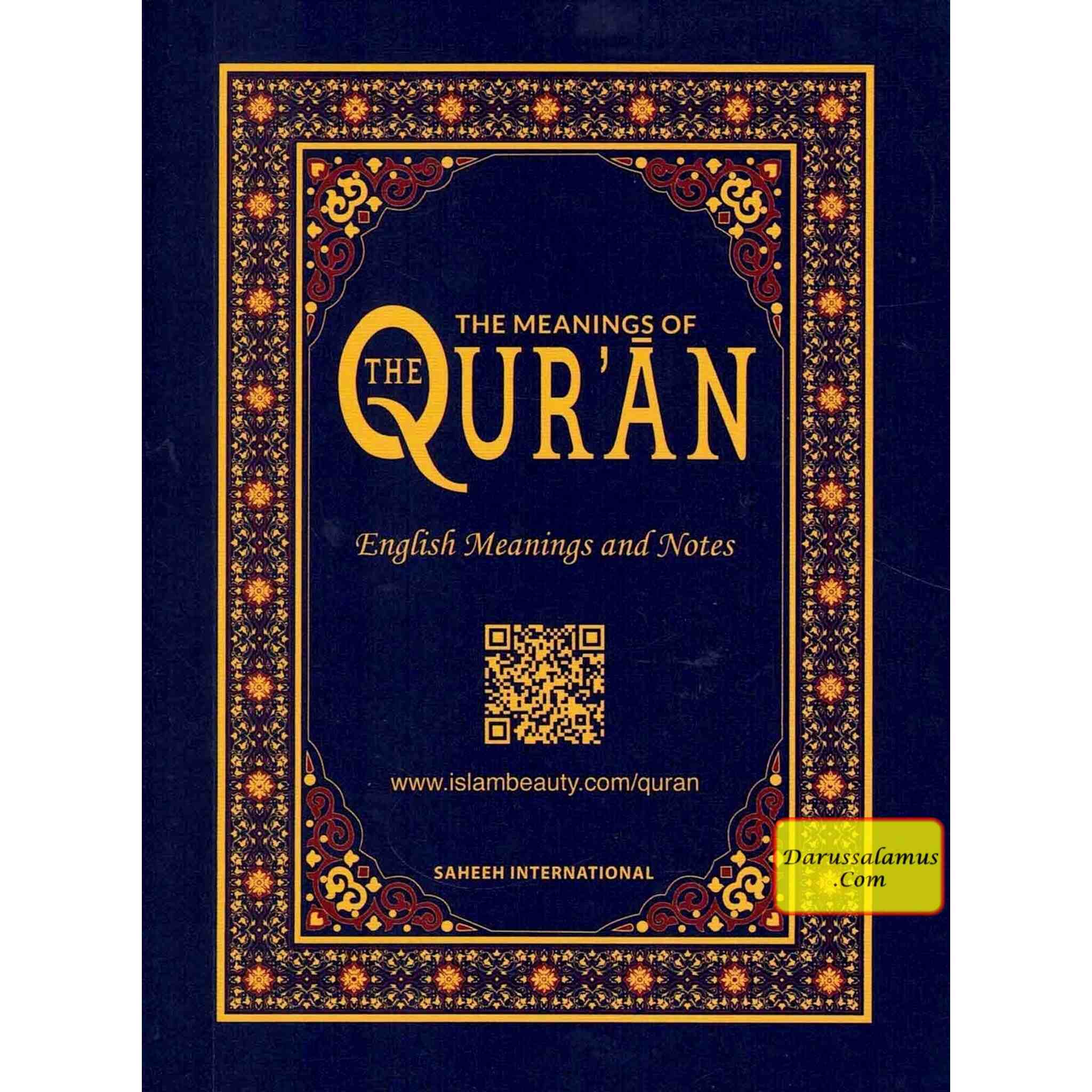 The Meanings of The Quran (English Meanings and Notes) (Saheeh International) ( Pocket plus Soft Cover)、mySite、topwebapps