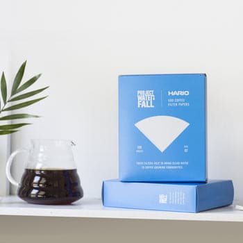 Hario X Project Waterfall V60 Coffee Filter Papers Size 02 (100 pack)、mySite、gigharbornorthrealestate