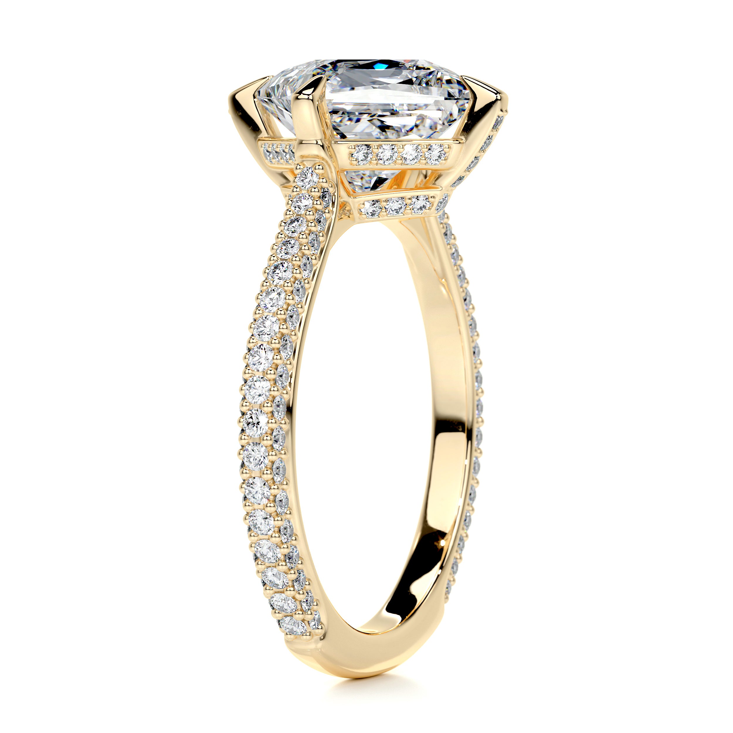 Jocelyn Diamond Engagement Ring -18K Yellow Gold、mySite、hinf8tx79