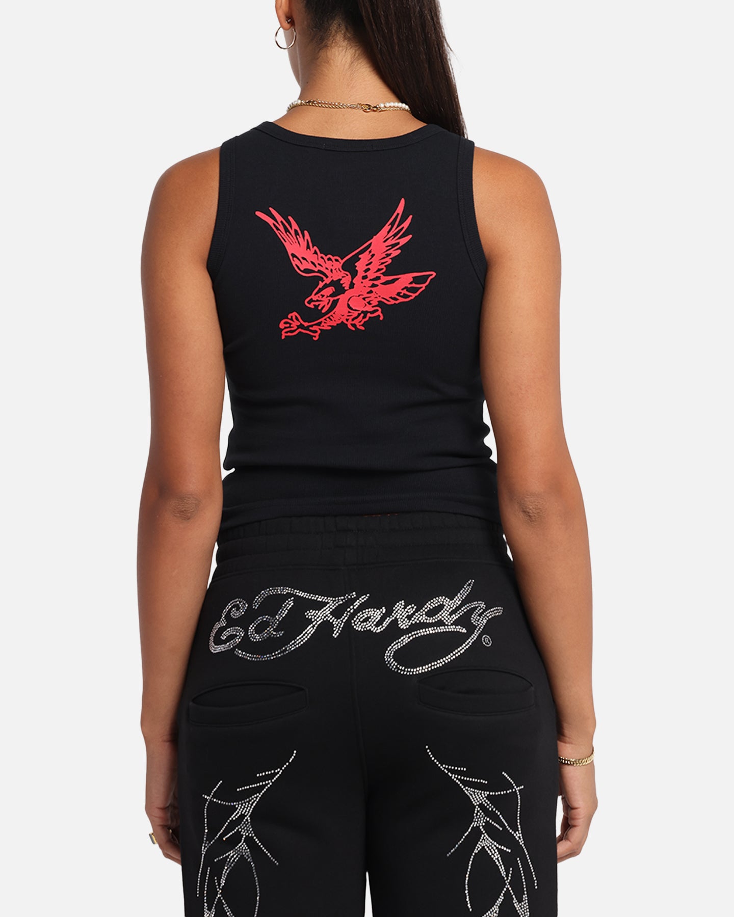 Ed Hardy Women's Tried And True Tank Black、mySite、zt4zffjzw