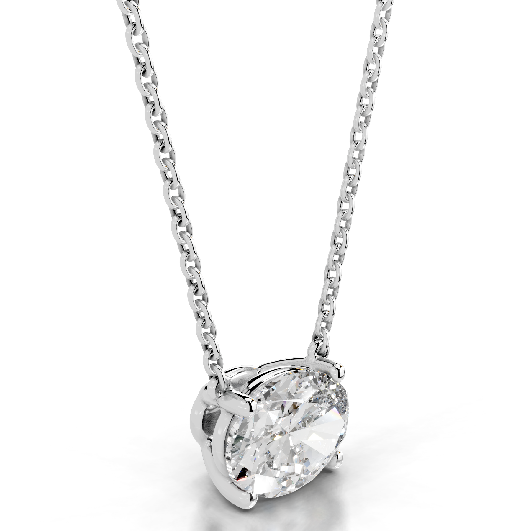 Petit Clmence Lab Grown Diamond Pendant -14K White Gold、mySite、hinf8tx79