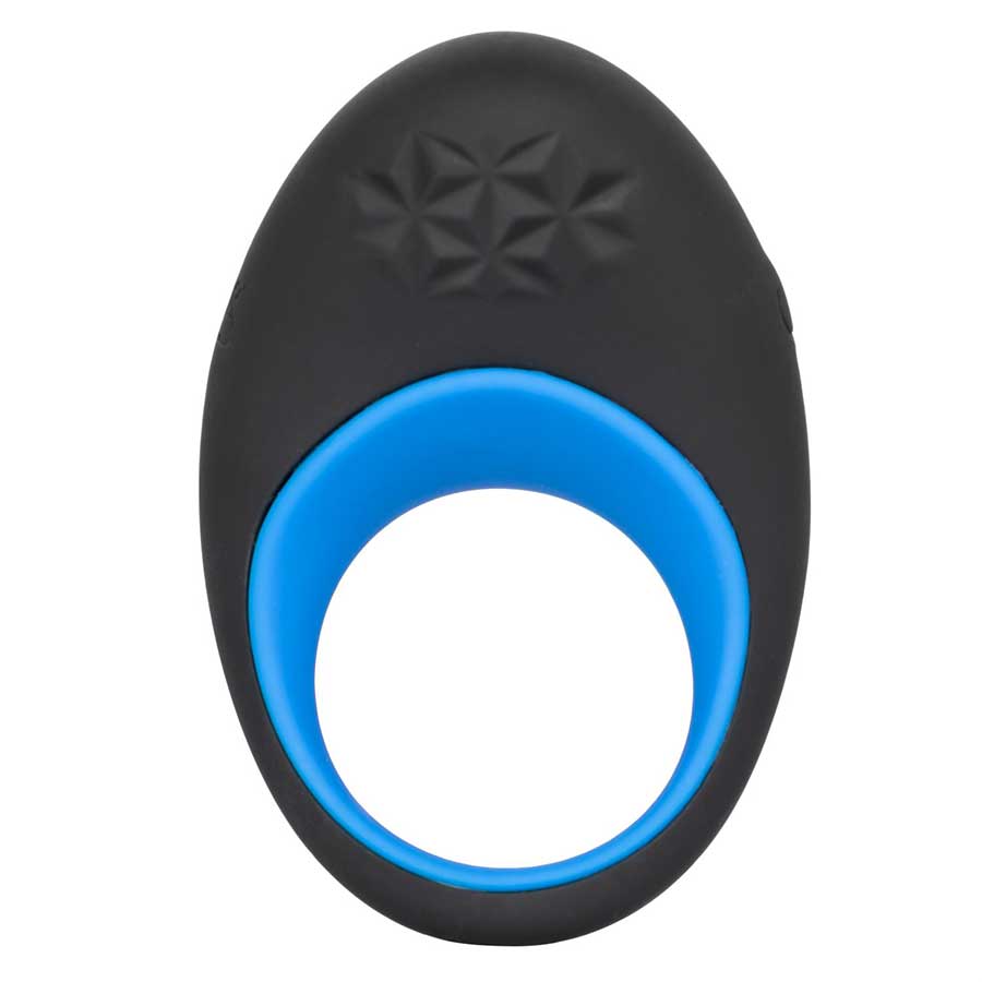 Link Up Max Vibrating Silicone Cock Ring by Cal Exotics Black/Blue、mySite、bottomscart