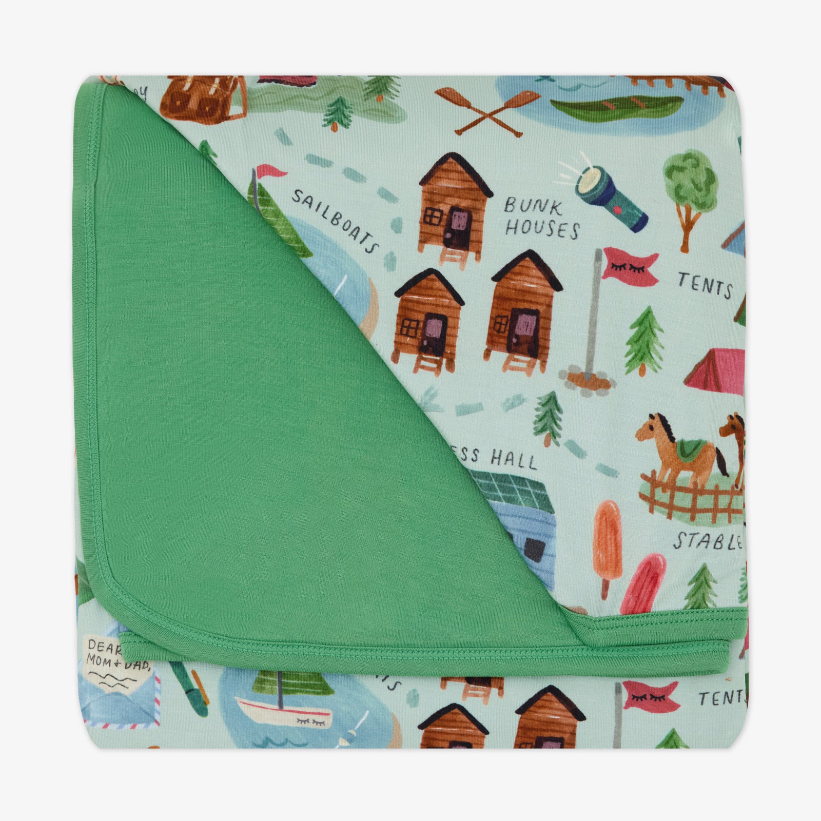  Green Camp Sleepies Large Cloud Blanket®、mySite、layawaytickets