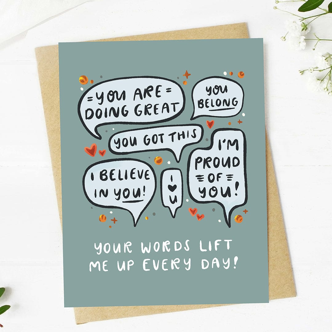  Your words lift me up every day Supportive Mother's Day Card、mySite、ghnorth