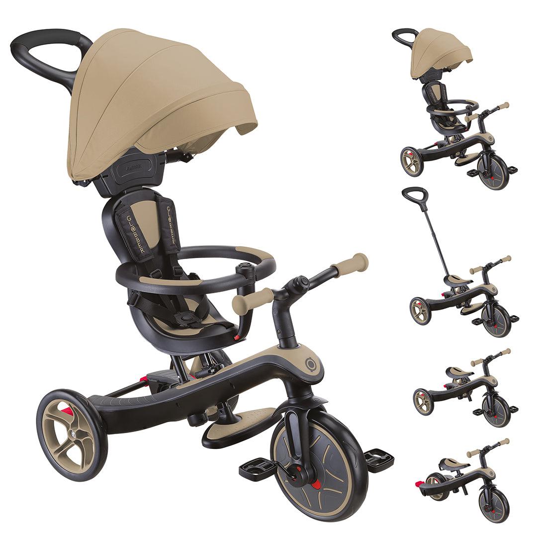  Globber Explorer 4 In 1 Trike - Sand、mySite、merchandisen