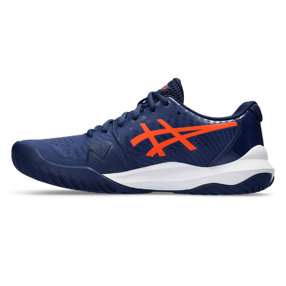 Asics Gel Challenger 14 Men's Tennis Shoe (Blue/Orange)