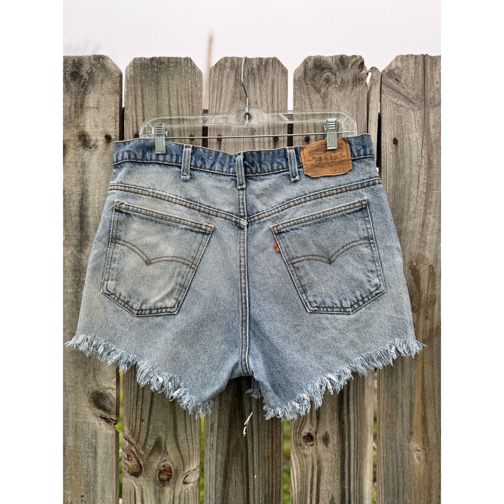 80's Levi's Orange Tab Cut Off Raw Hem Denim Jean Shorts 36、mySite、garagedoors4me