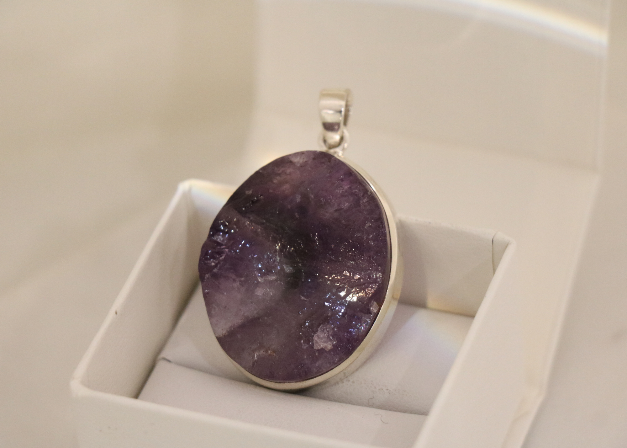 Round Amethyst Pendant、mySite、topwebapps